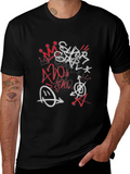 Superstar Graphic Print Black T-Shirt