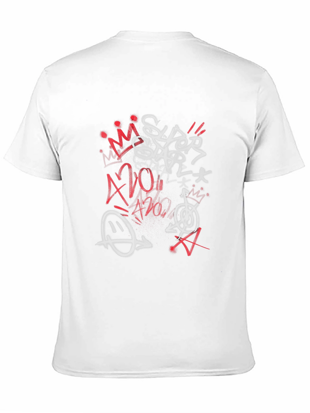 Superstar Graphic Print Black T-Shirt