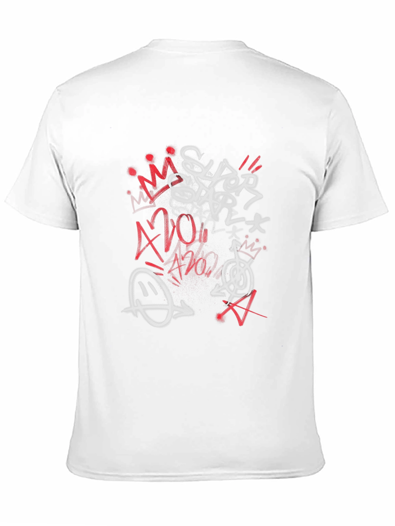 Superstar Graphic Print Black T-Shirt