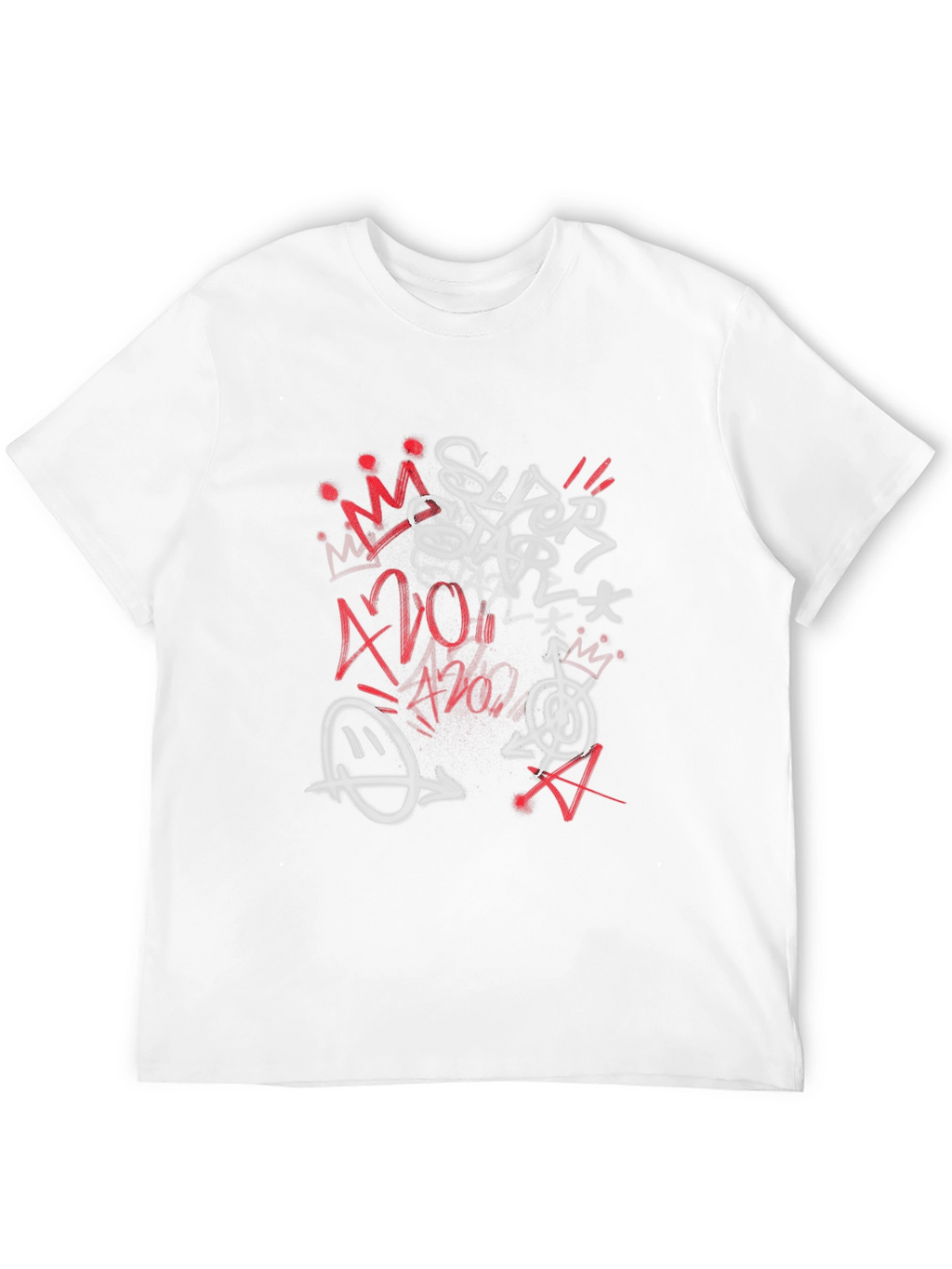 Superstar Graphic Print Black T-Shirt