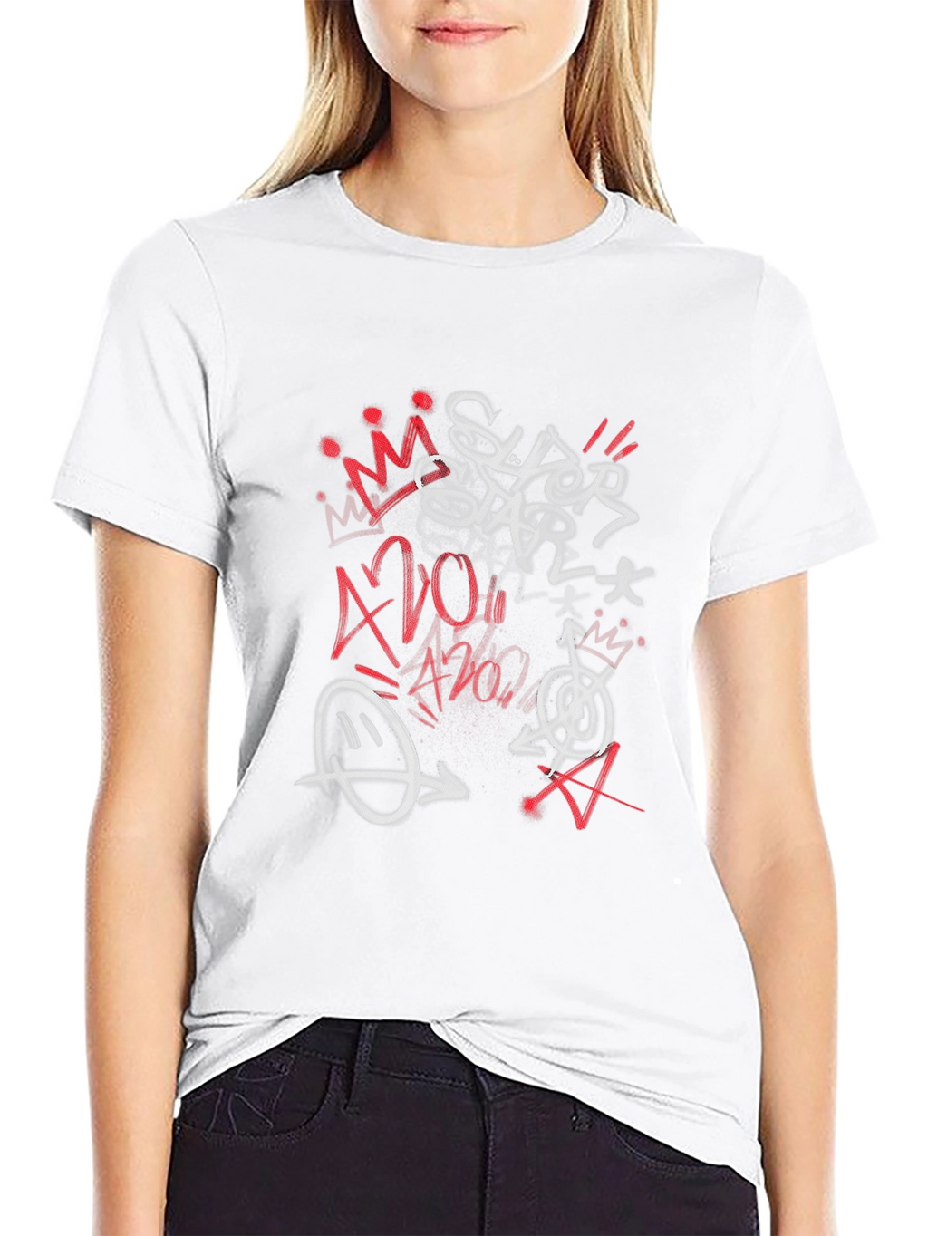 Superstar Graphic Print Black T-Shirt