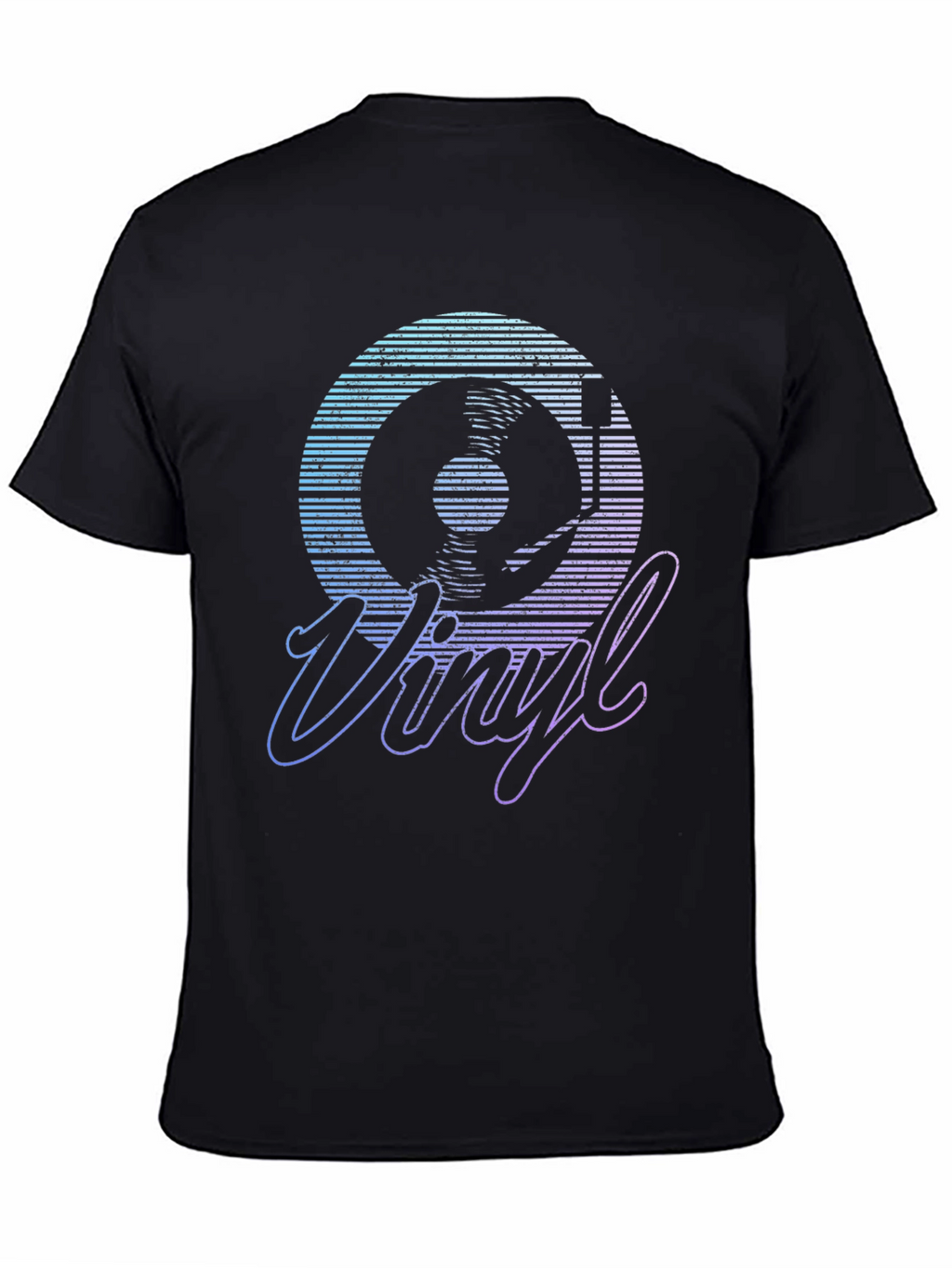 Retro Vinyl Record Graphic T-Shirt