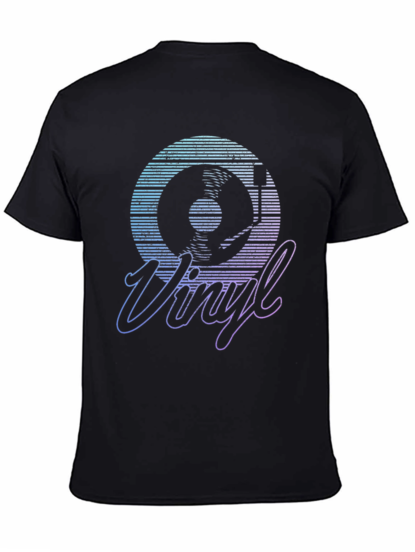 Retro Vinyl Record Graphic T-Shirt