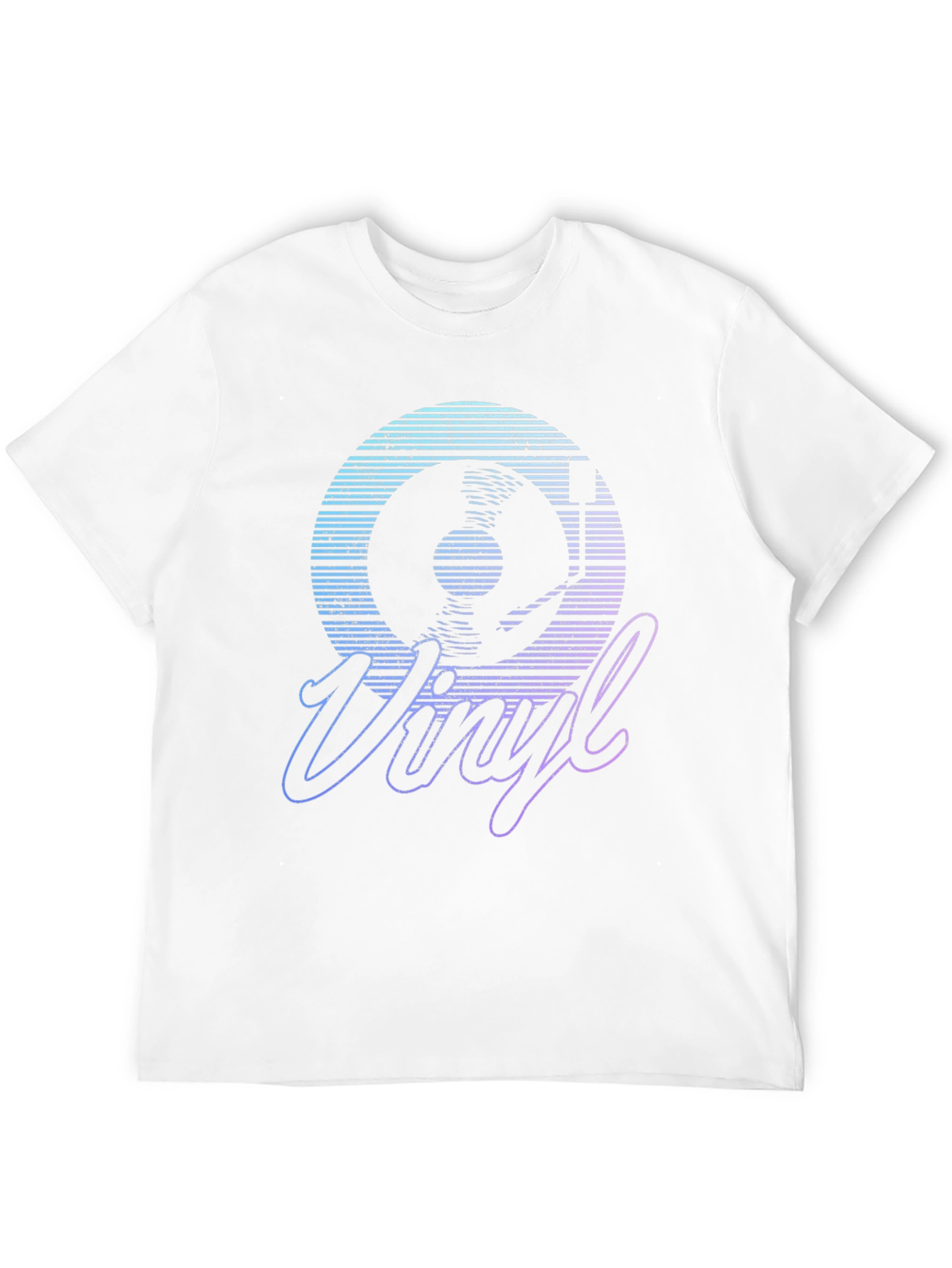 Retro Vinyl Record Graphic T-Shirt
