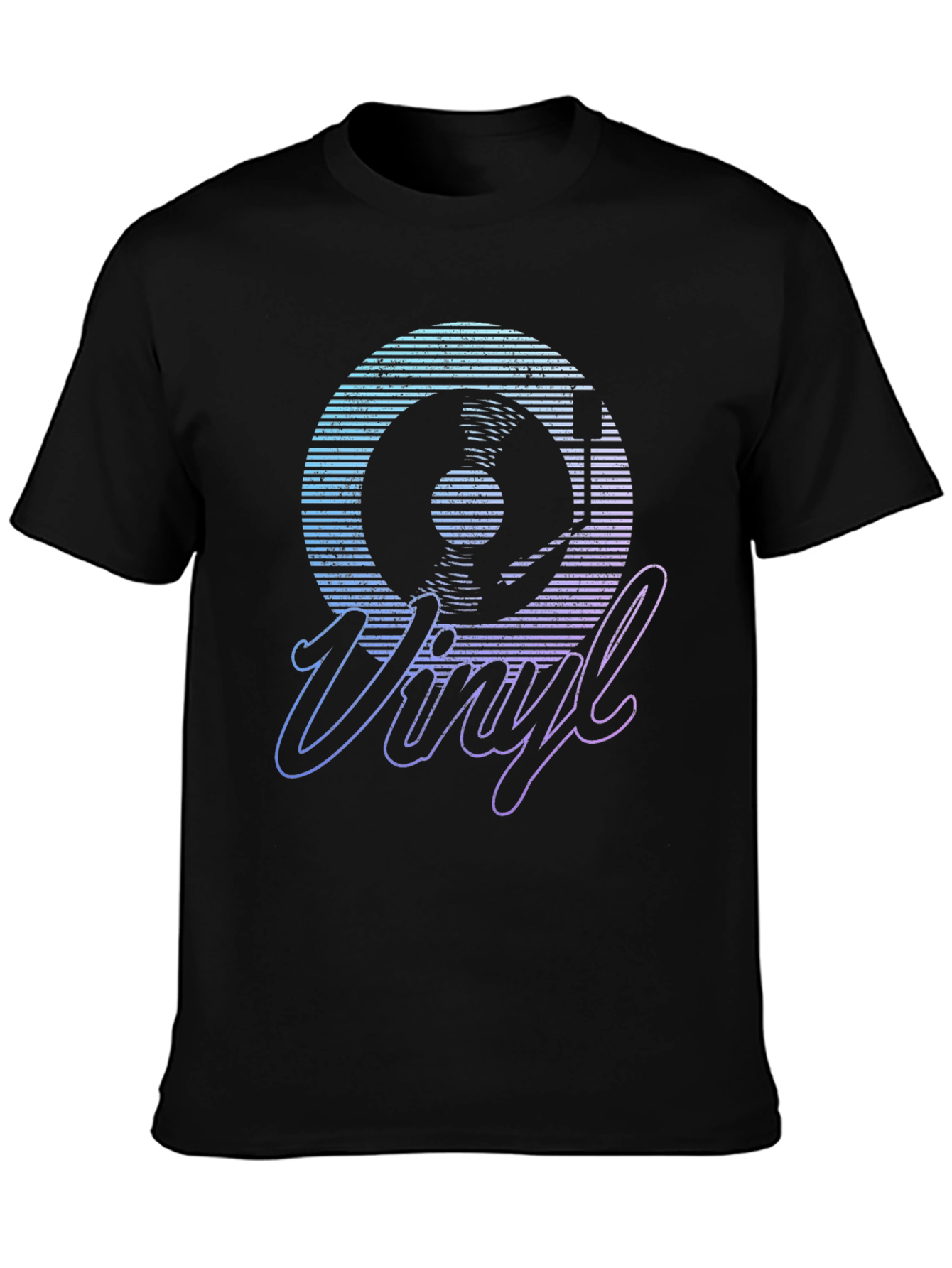 Retro Vinyl Record Graphic T-Shirt