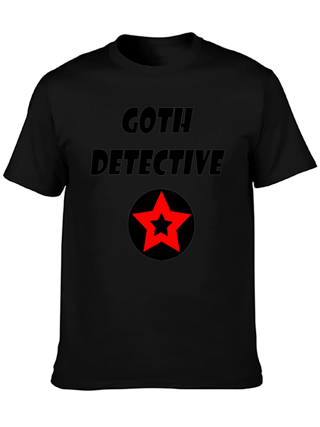 Goth Detective Graphic T-Shirt