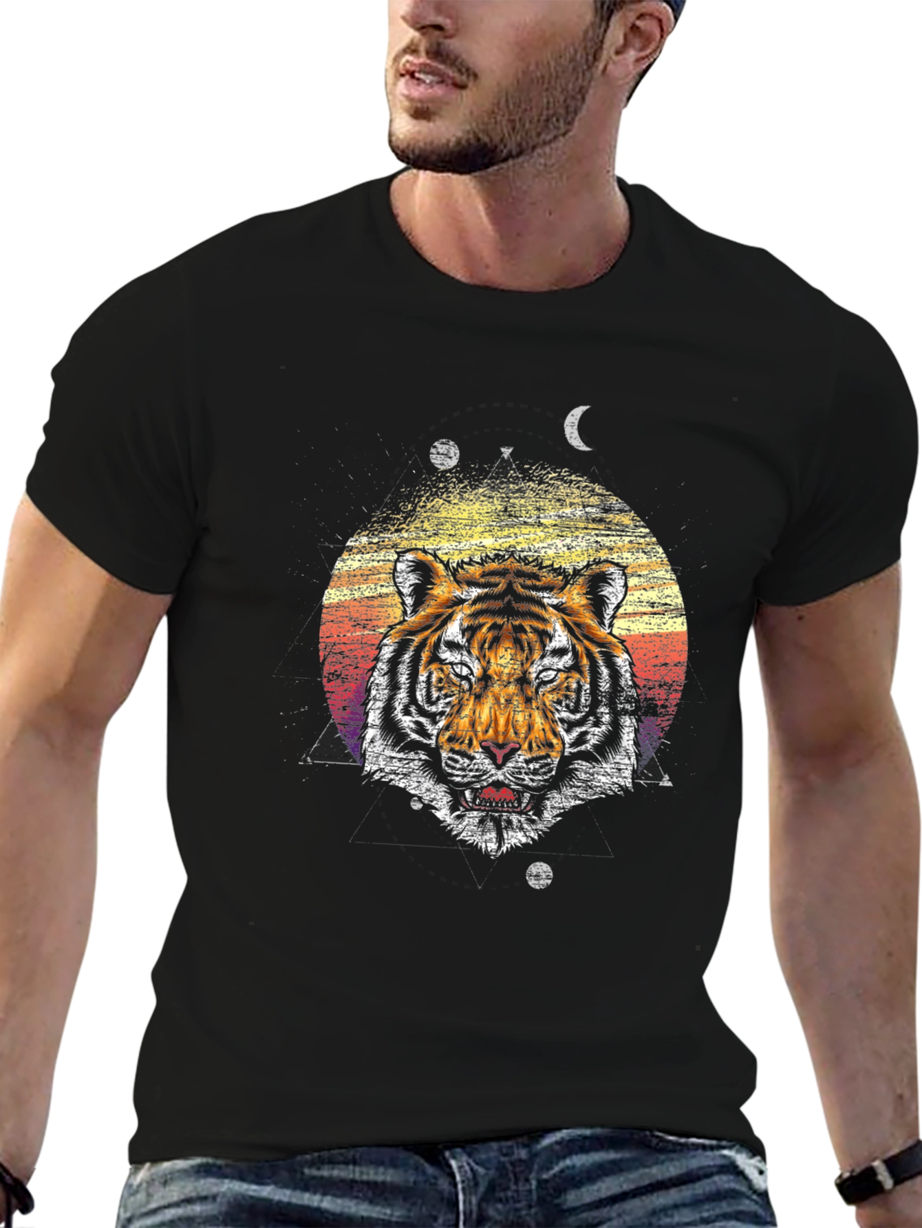 Tiger Graphic Tee - Cool Animal Design Shirt