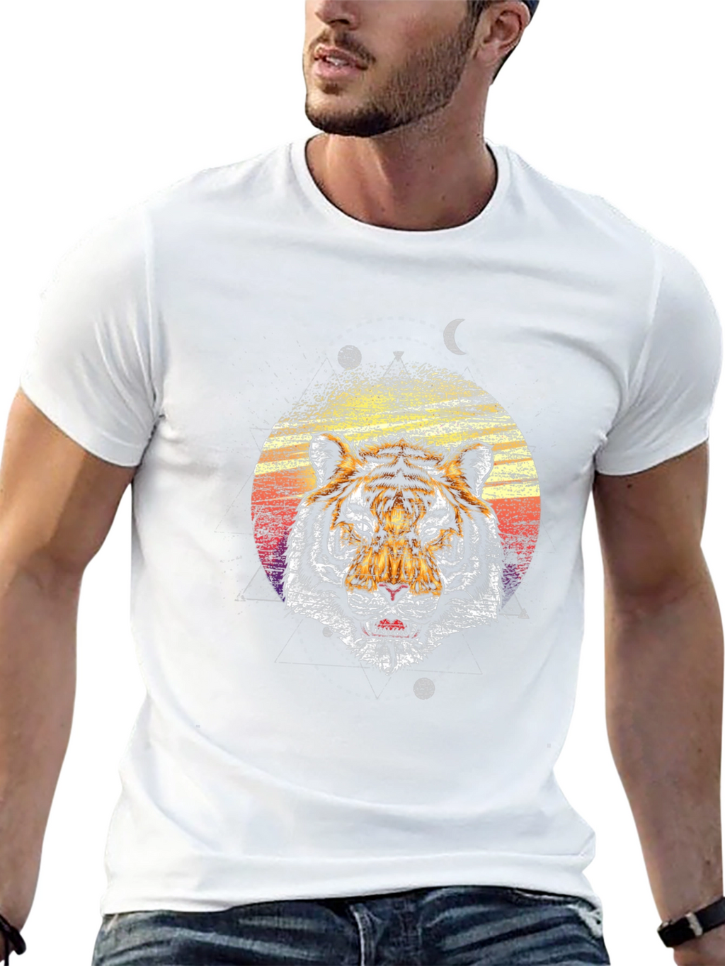 Tiger Graphic Tee - Cool Animal Design Shirt