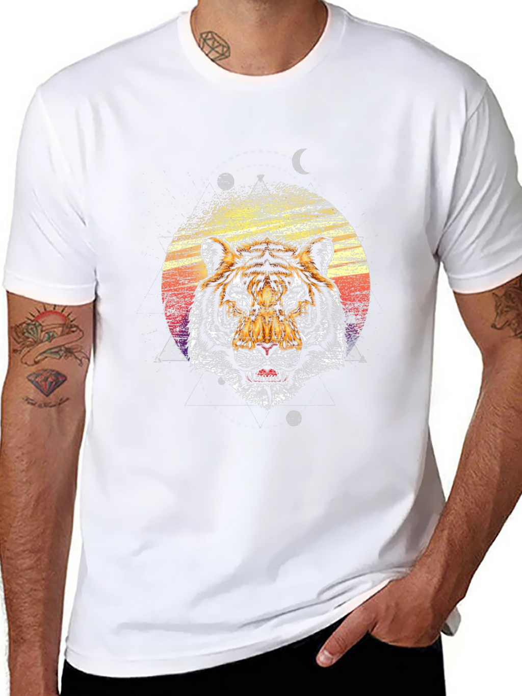 Tiger Graphic Tee - Cool Animal Design Shirt
