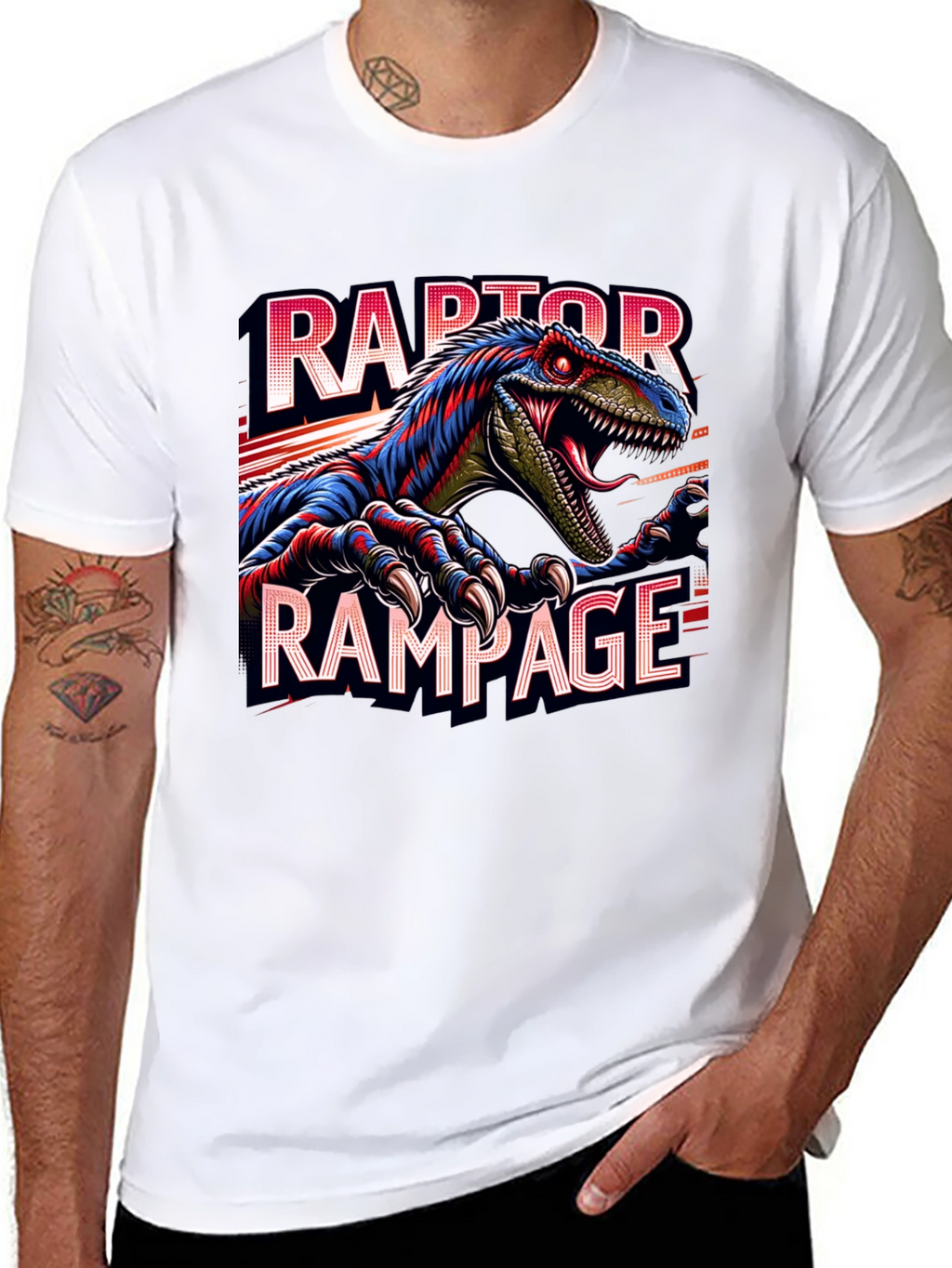 Raptor Rampage Graphic Tee