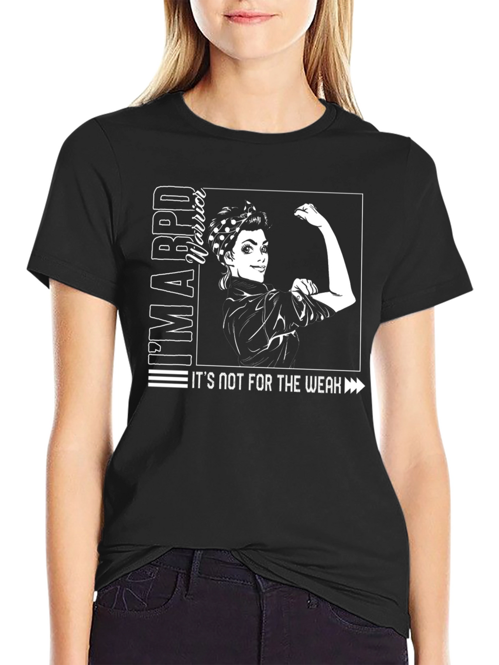 IM A BPD Warrior T-Shirt - Empowering Design
