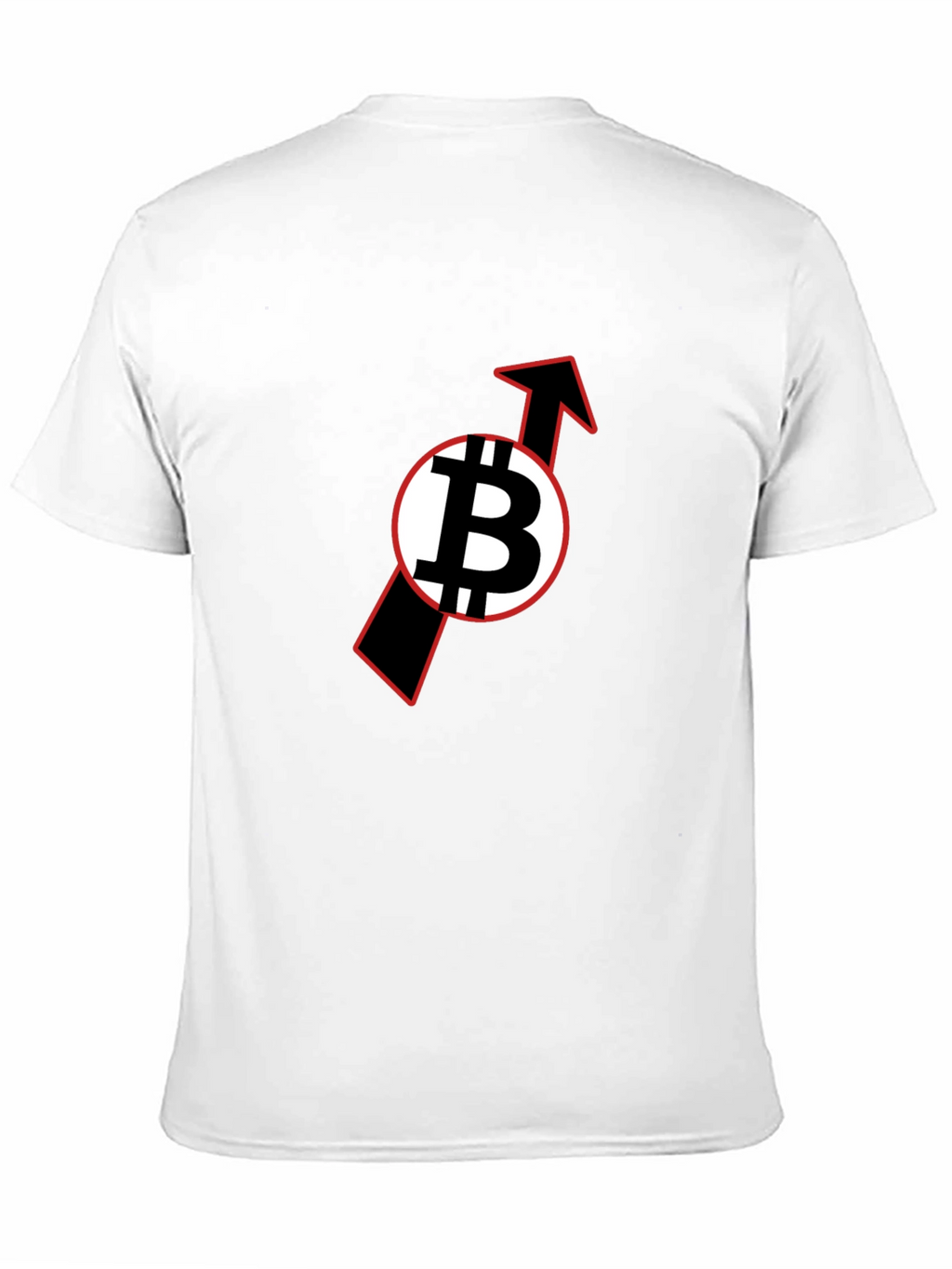 Bitcoin Upward Trend Black T-Shirt