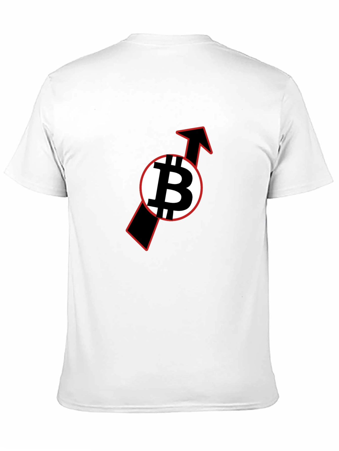 Bitcoin Upward Trend Black T-Shirt