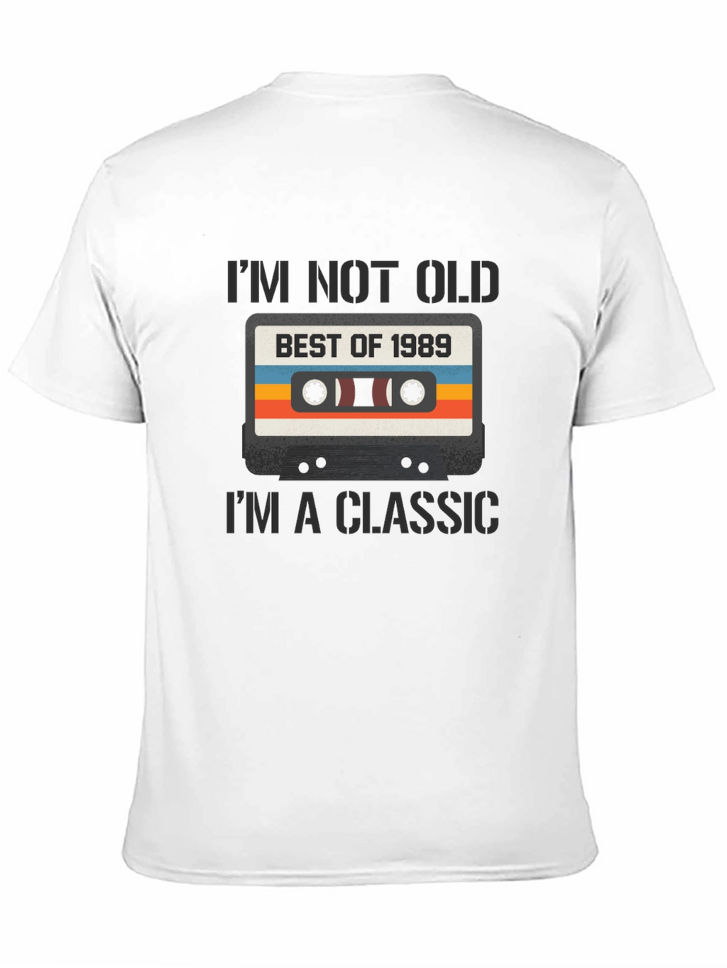 Retro Cassette Tape 1989 Birthday T-Shirt