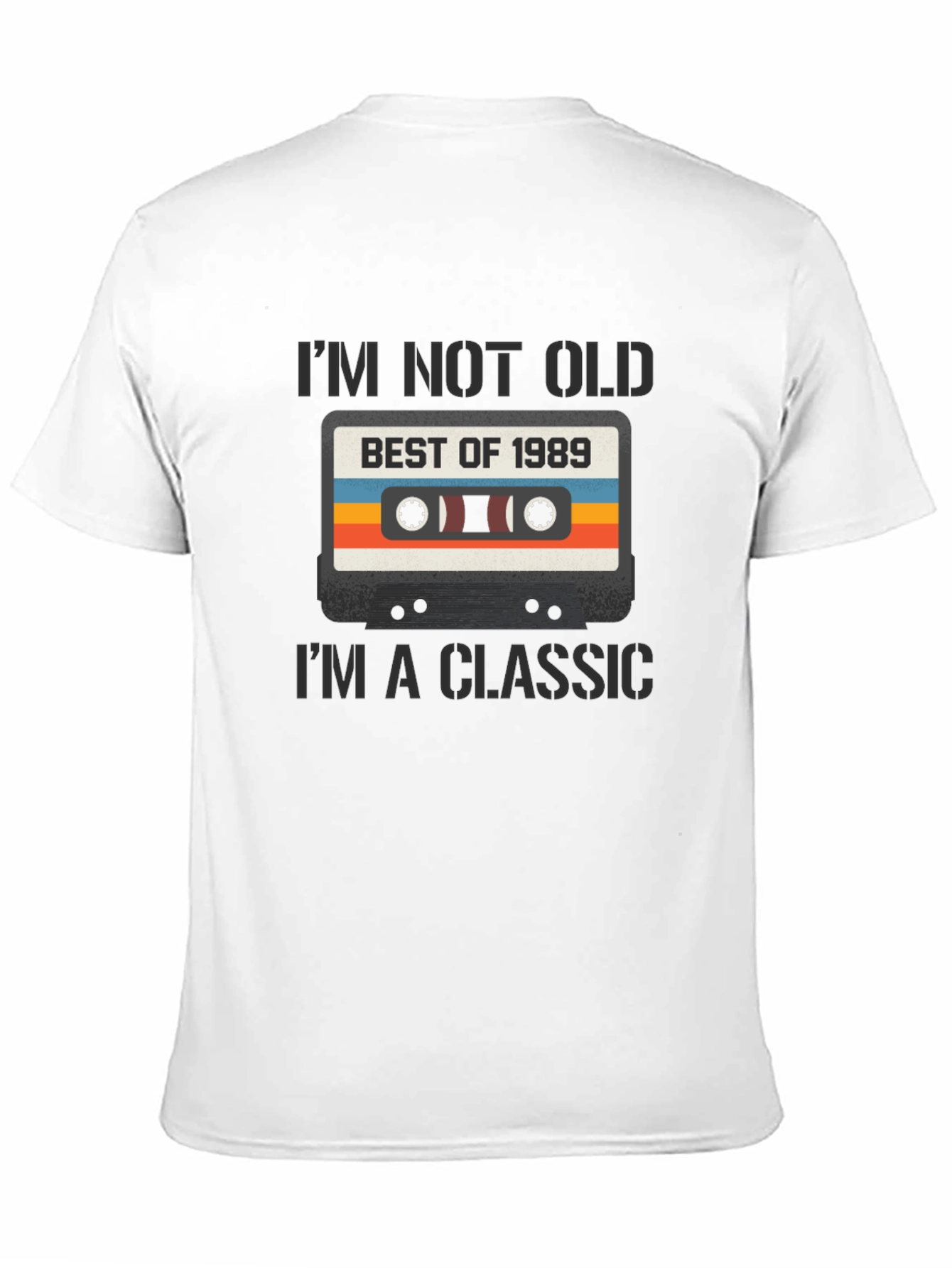 Retro Cassette Tape 1989 Birthday T-Shirt