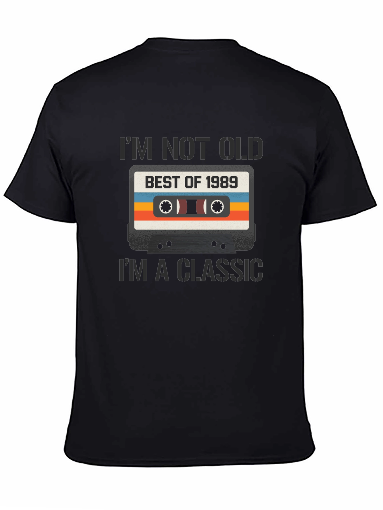 Retro Cassette Tape 1989 Birthday T-Shirt