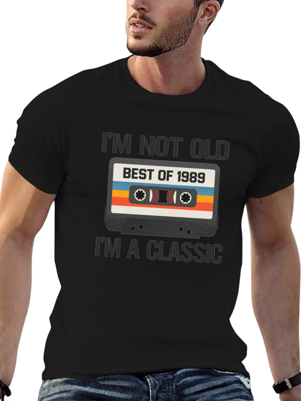 Retro Cassette Tape 1989 Birthday T-Shirt
