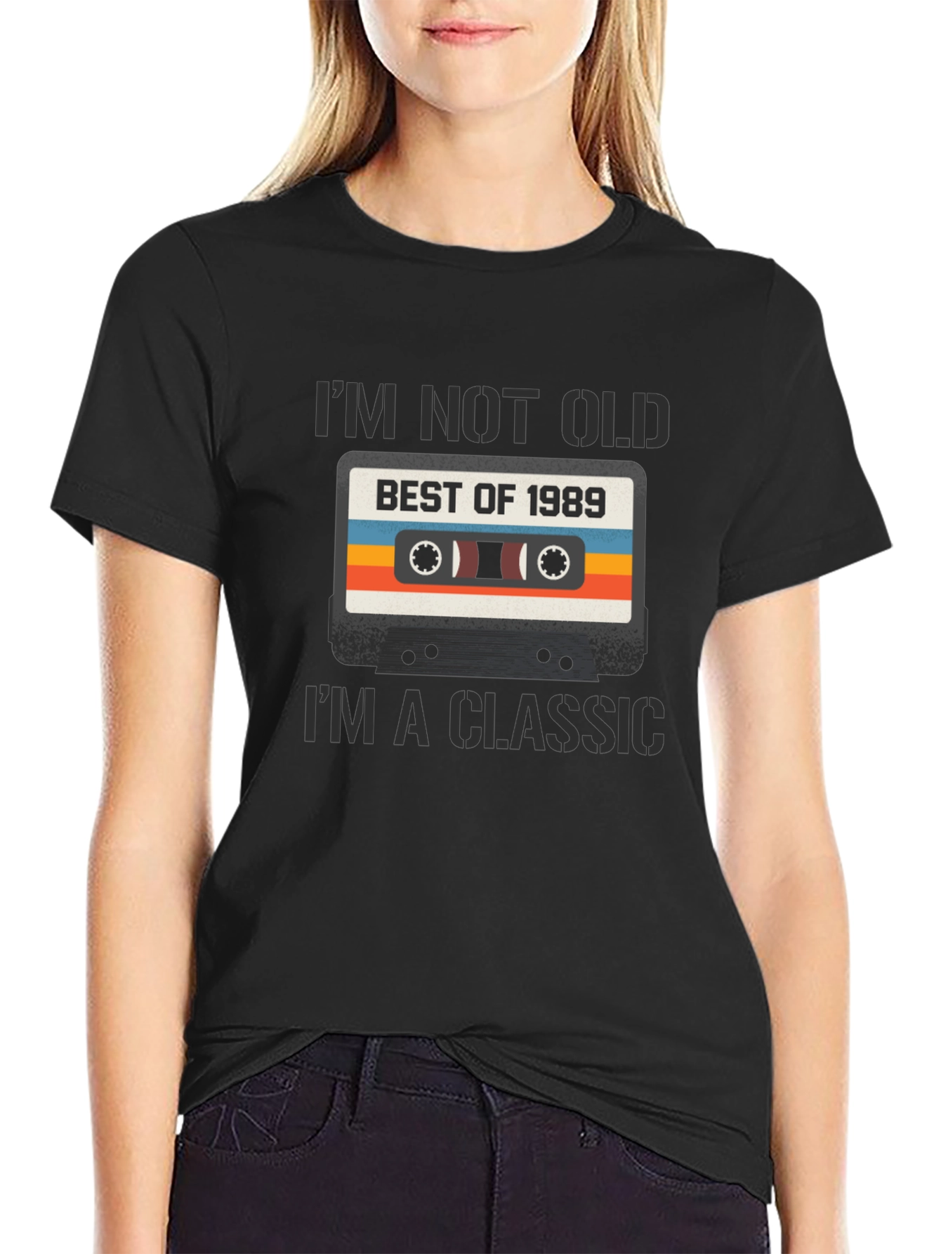 Retro Cassette Tape 1989 Birthday T-Shirt