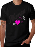 Nurse Heartbeat T-Shirt - Medical Professional Tee