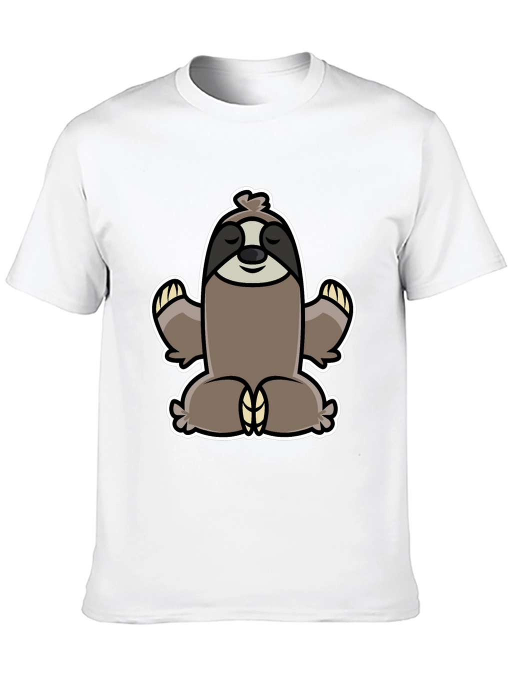 Meditating Sloth Graphic Tee - Relaxed Fit