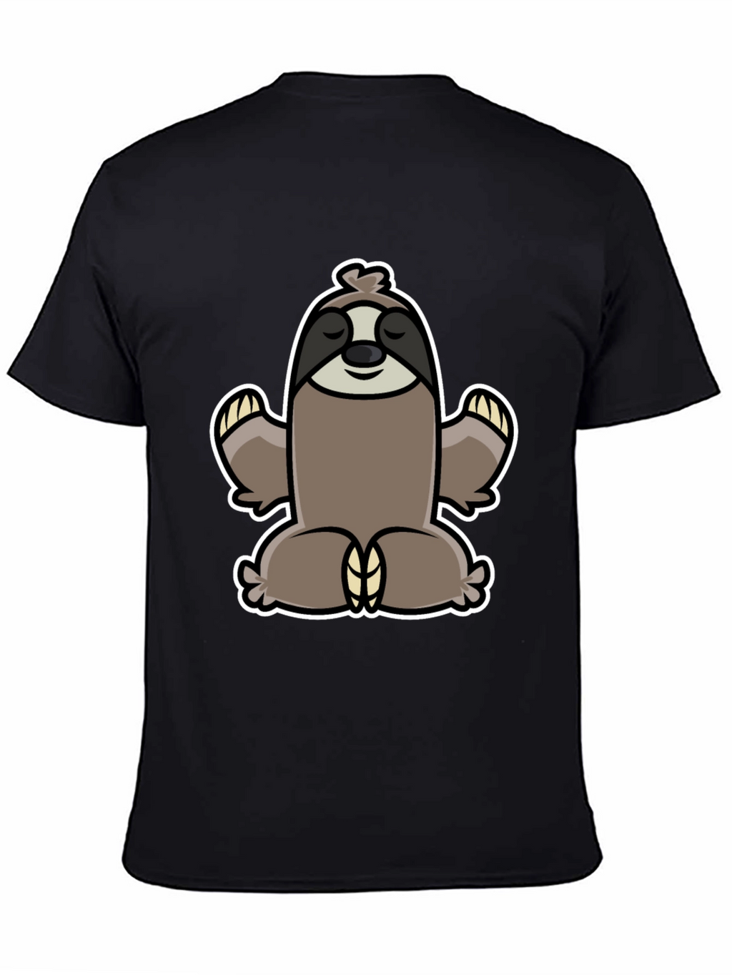 Meditating Sloth Graphic Tee - Relaxed Fit