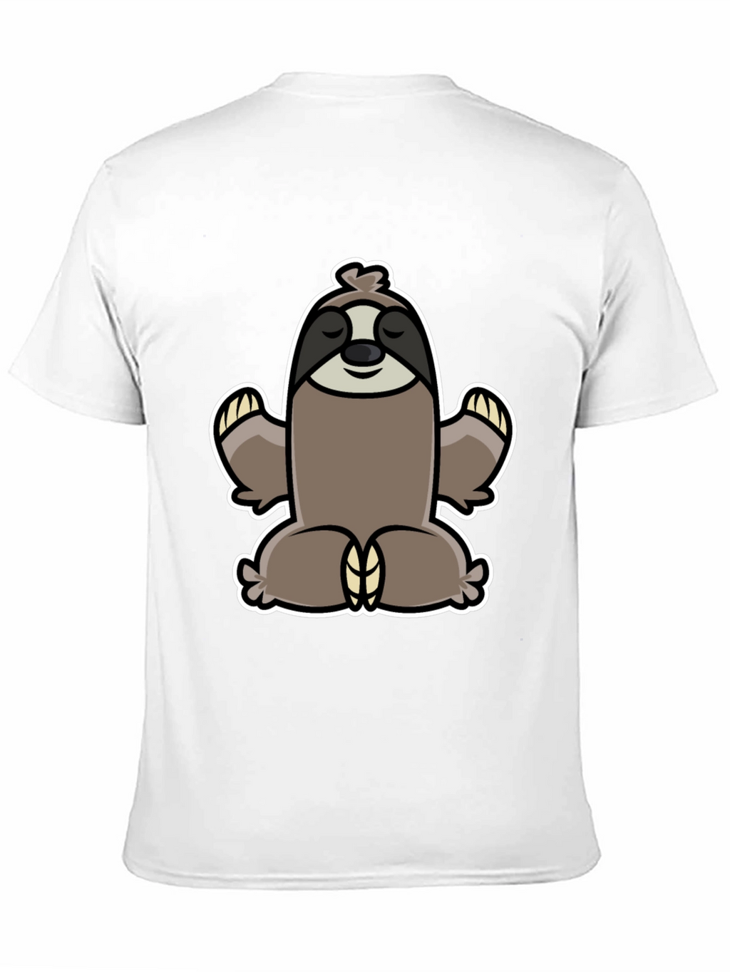 Meditating Sloth Graphic Tee - Relaxed Fit