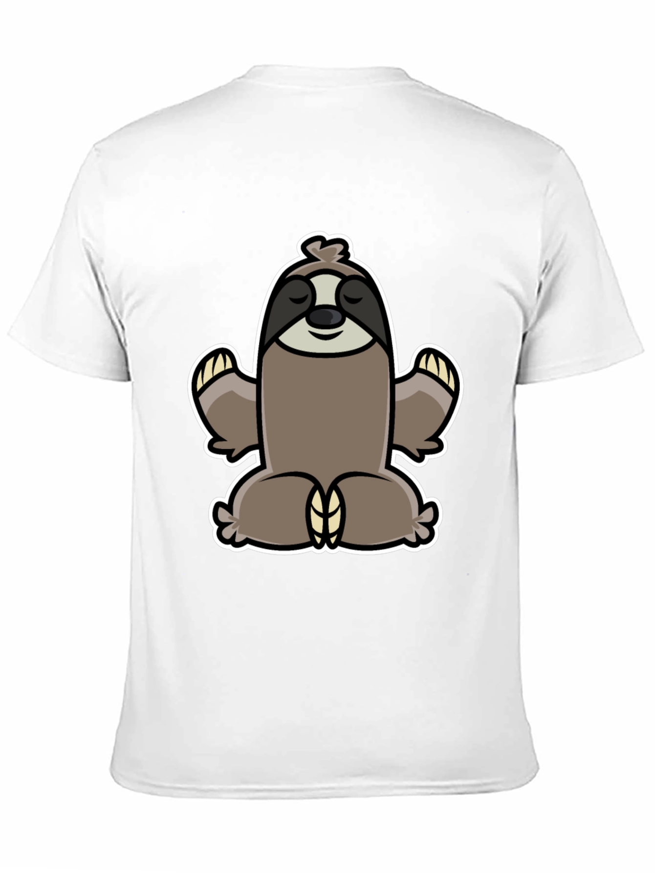 Meditating Sloth Graphic Tee - Relaxed Fit