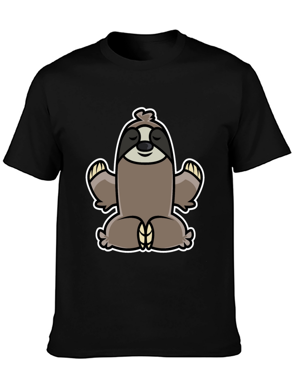 Meditating Sloth Graphic Tee - Relaxed Fit