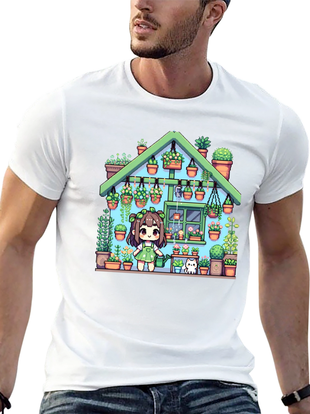 Cute Greenhouse Graphic T-Shirt
