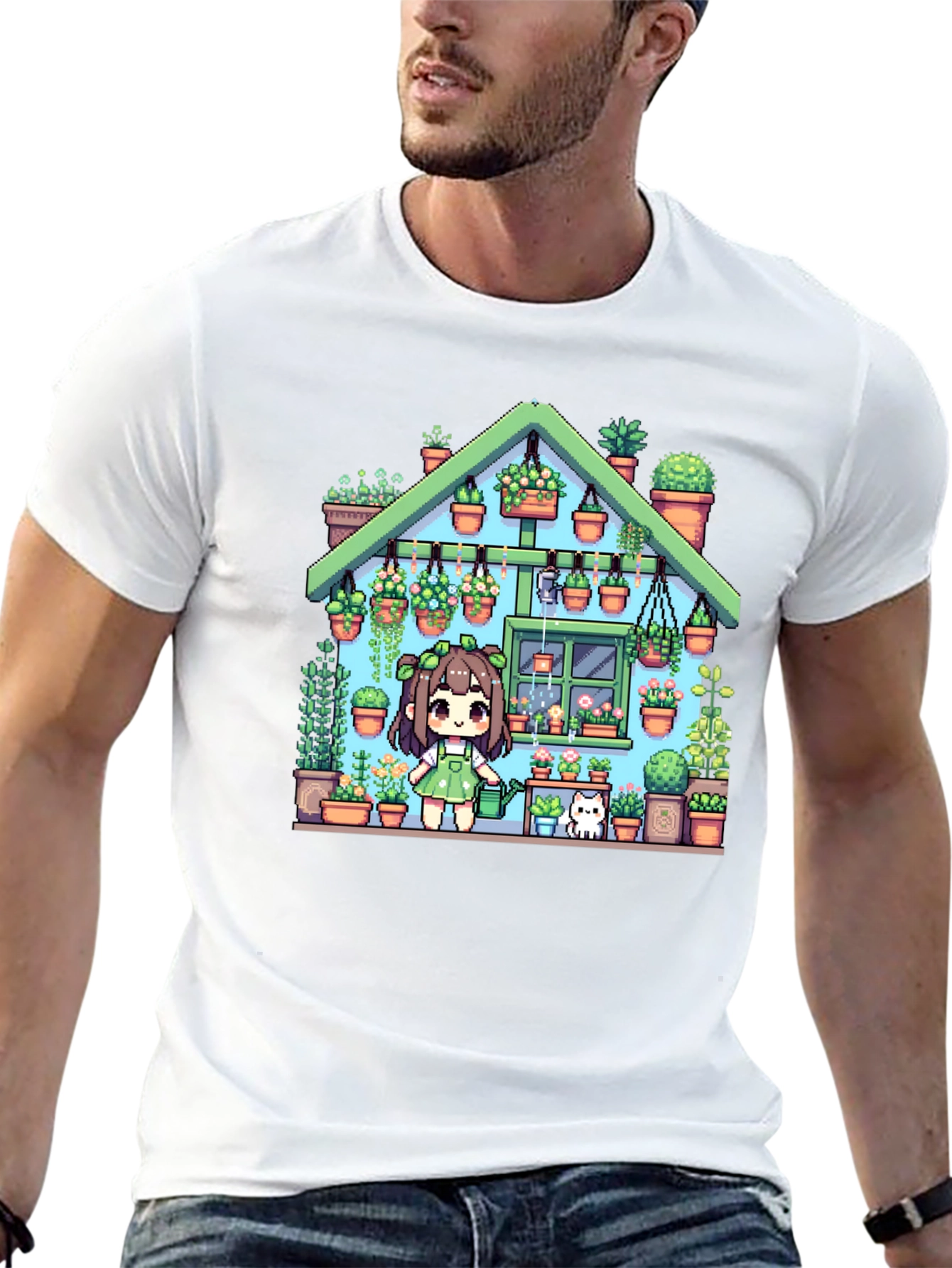 Cute Greenhouse Graphic T-Shirt