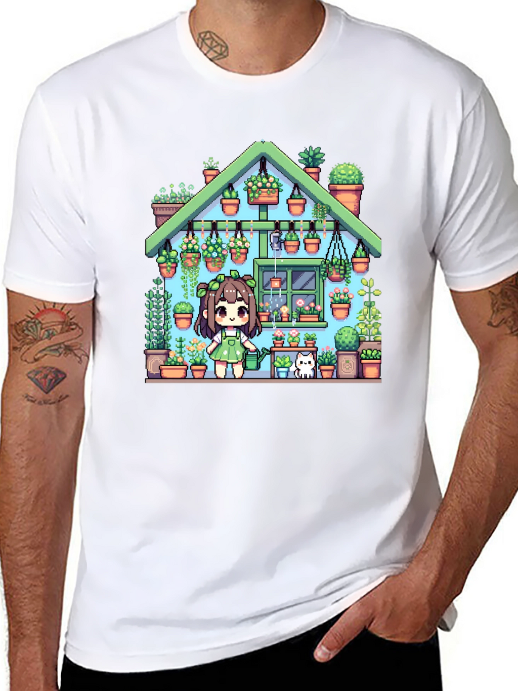 Cute Greenhouse Graphic T-Shirt