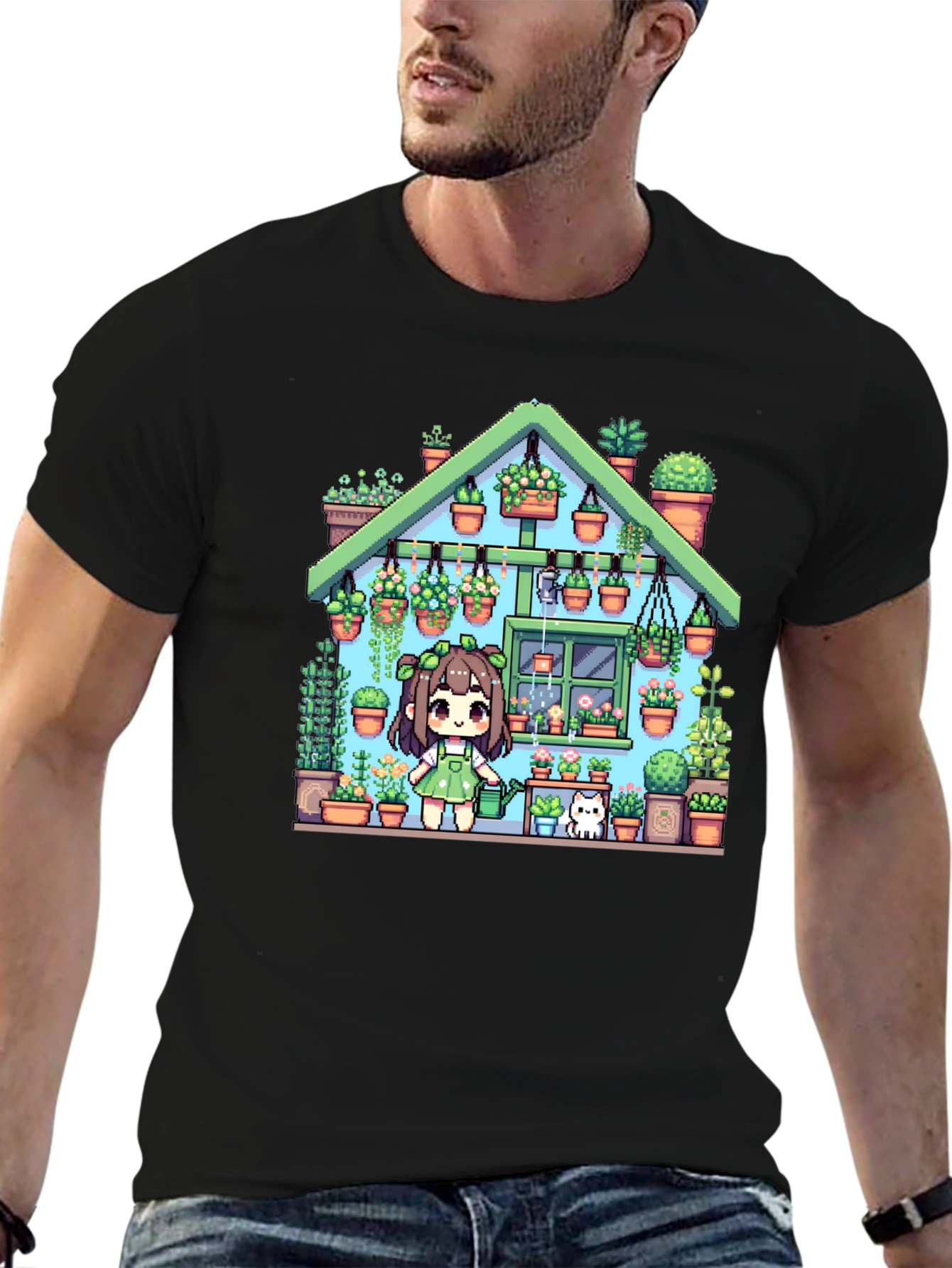 Cute Greenhouse Graphic T-Shirt