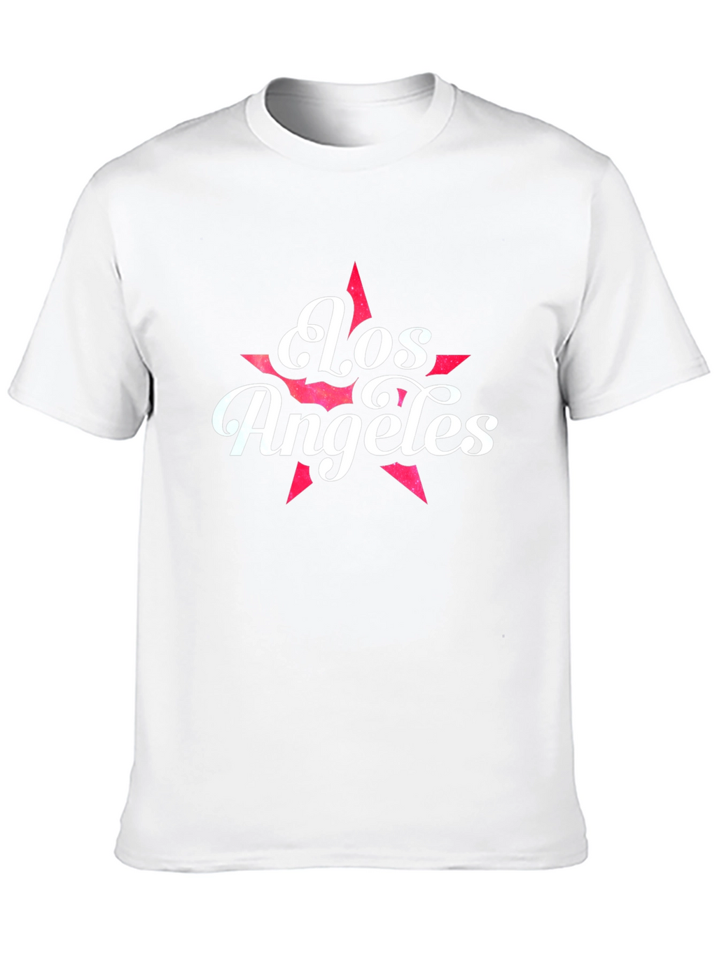 Los Angeles Star Graphic T-Shirt - Black