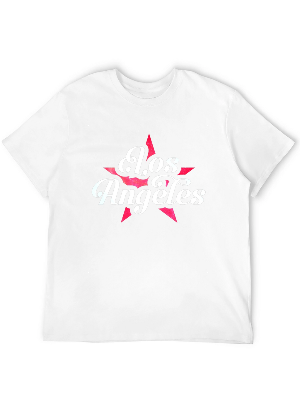 Los Angeles Star Graphic T-Shirt - Black