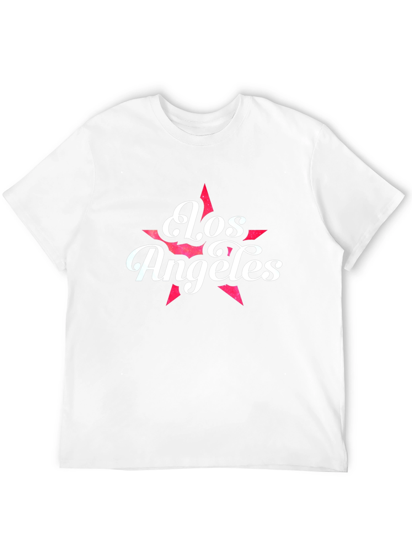Los Angeles Star Graphic T-Shirt - Black