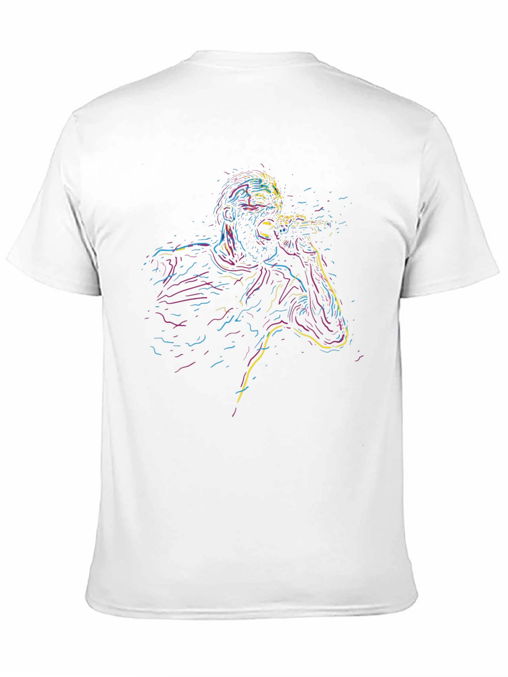 Neon Singer Graphic Black T-Shirt