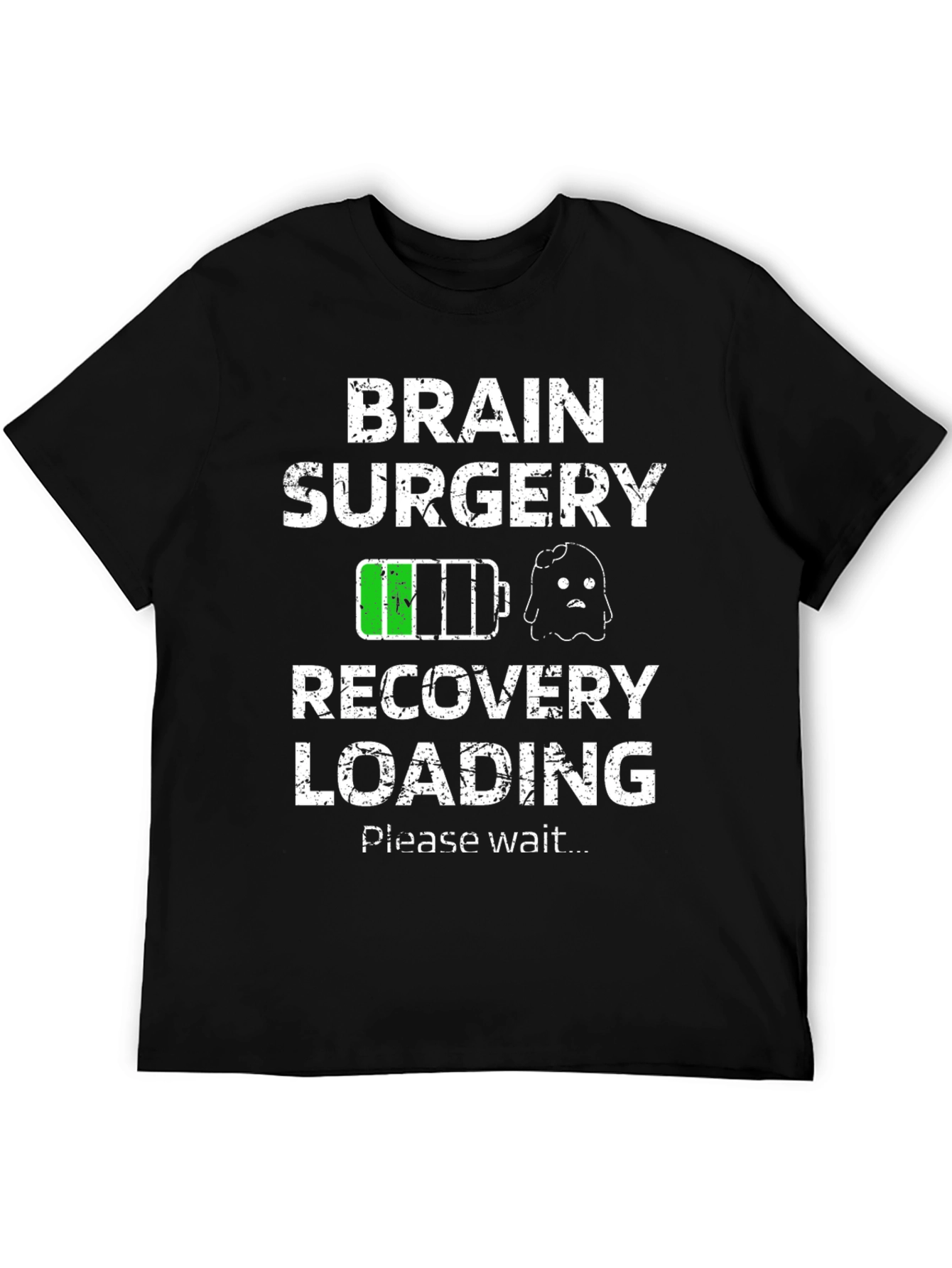 Brain Surgery Recovery Loading T-Shirt Funny Get Well Gift Tee
