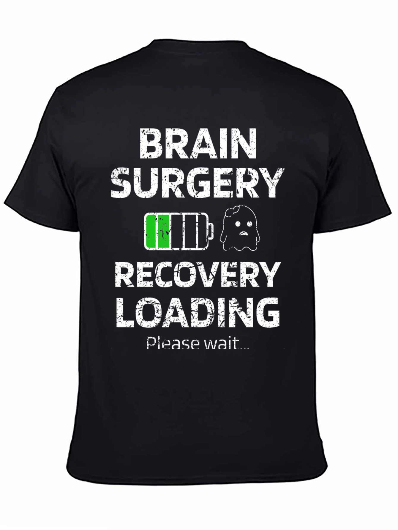 Brain Surgery Recovery Loading T-Shirt Funny Get Well Gift Tee
