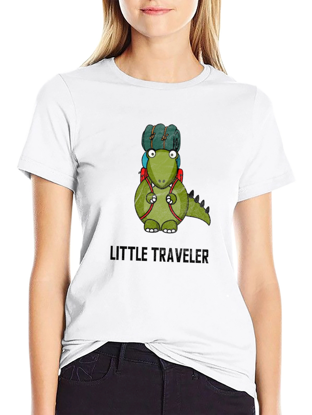Little Traveler Dinosaur Graphic T-Shirt