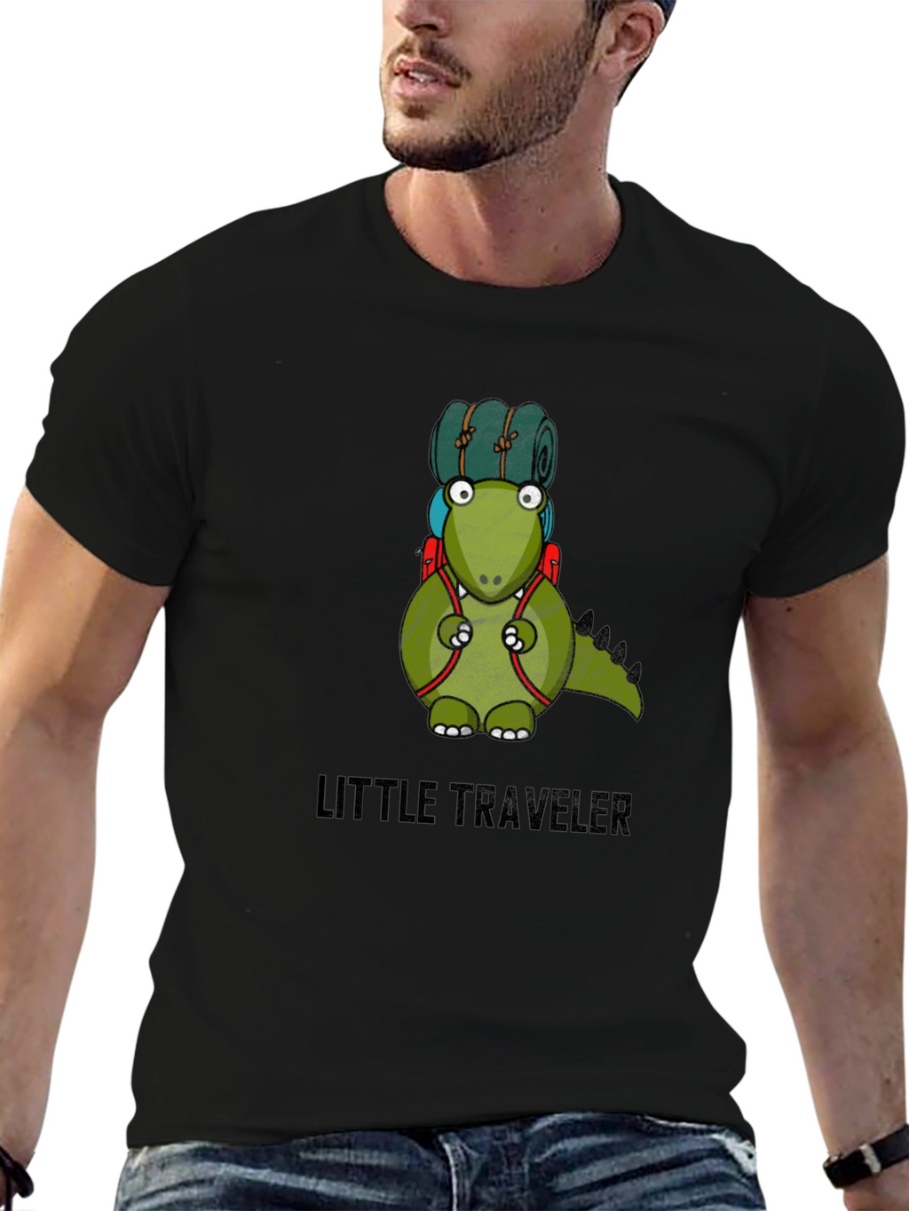 Little Traveler Dinosaur Graphic T-Shirt