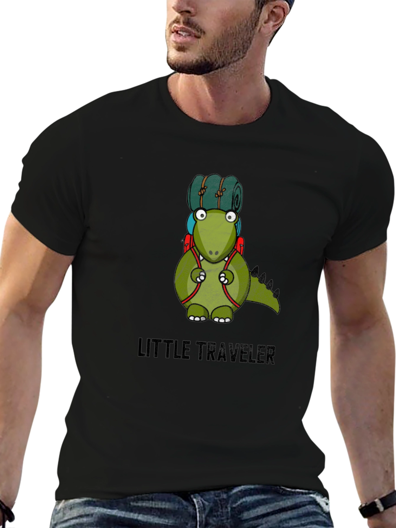 Little Traveler Dinosaur Graphic T-Shirt