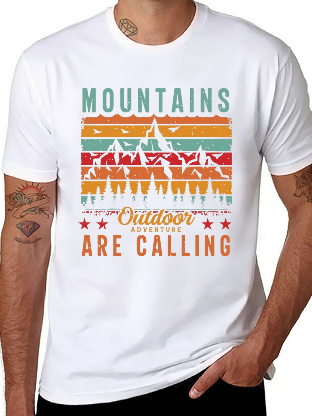 Mountains Are Calling Adventure T-Shirt