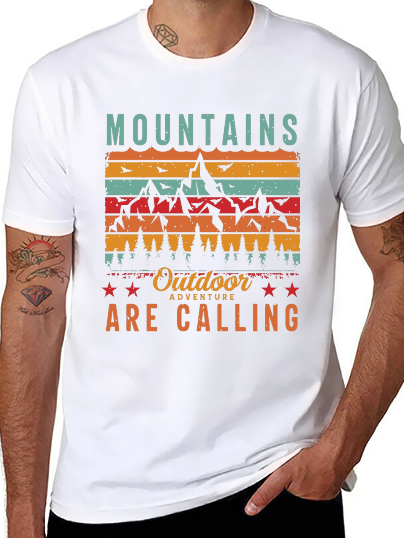 Mountains Are Calling Adventure T-Shirt
