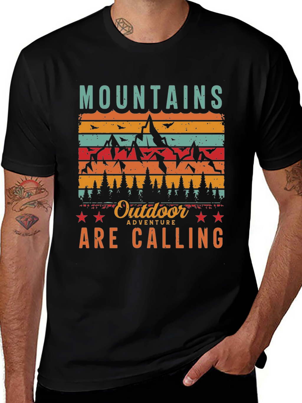 Mountains Are Calling Adventure T-Shirt