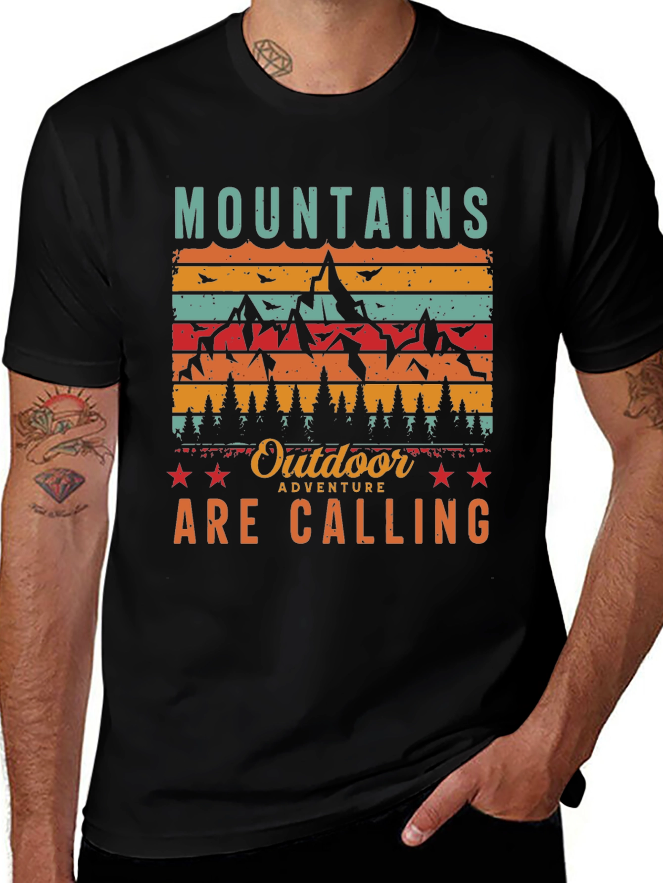 Mountains Are Calling Adventure T-Shirt