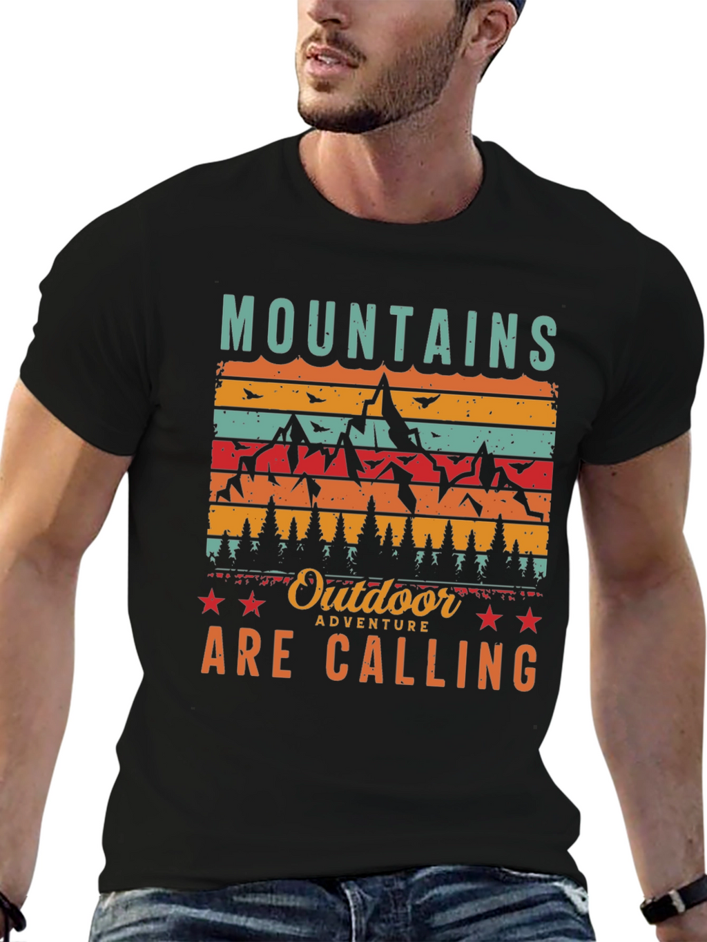 Mountains Are Calling Adventure T-Shirt