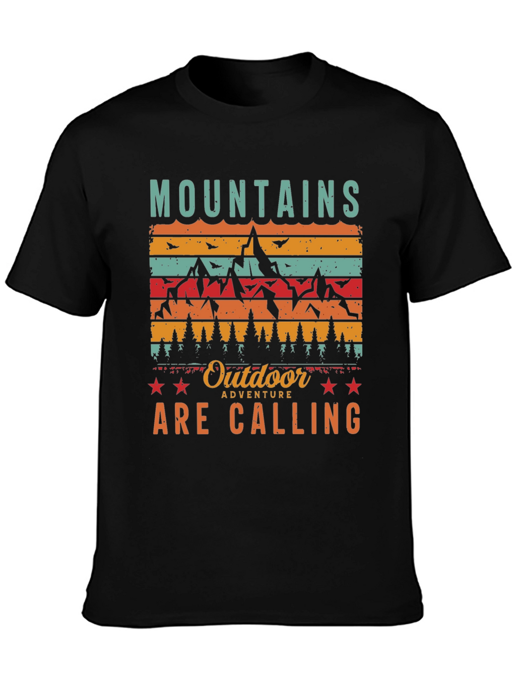 Mountains Are Calling Adventure T-Shirt