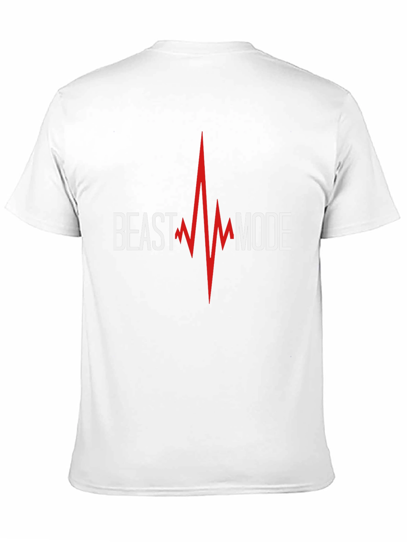 Beast Mode Graphic Print Black T-Shirt