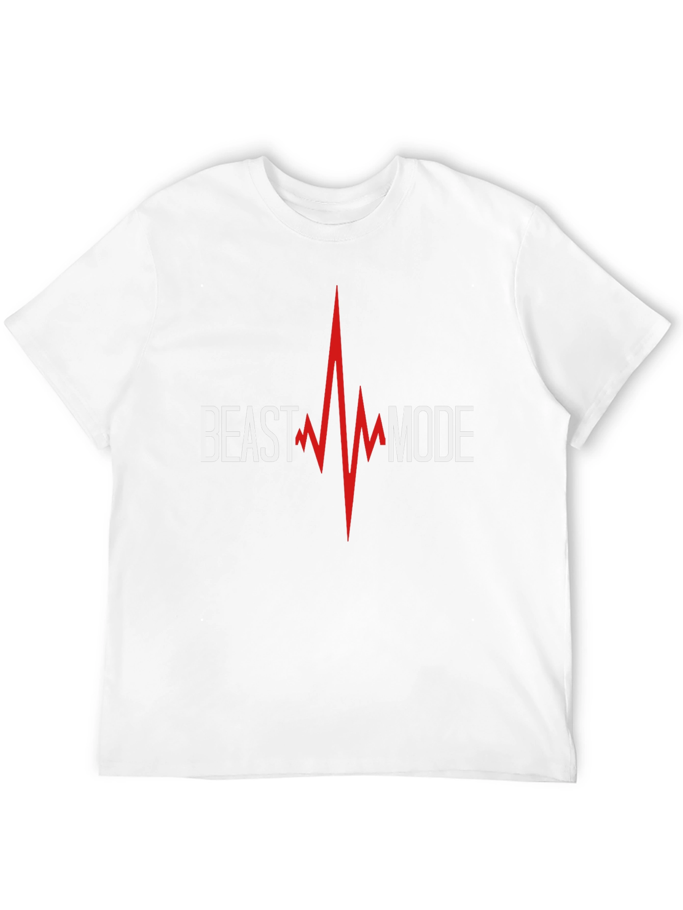 Beast Mode Graphic Print Black T-Shirt
