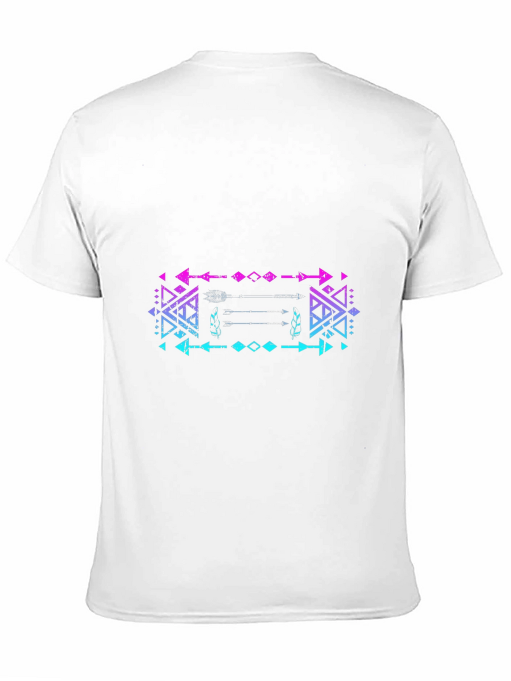Aztec Arrow T-Shirt - Black Cotton Blend